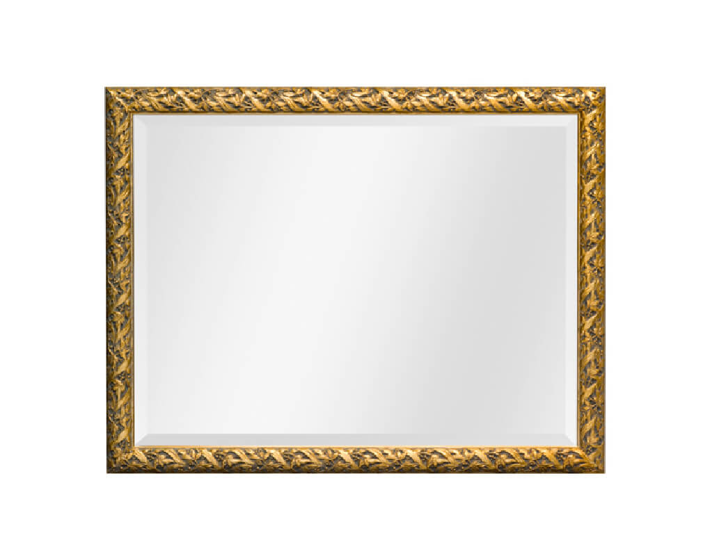 Goldener Spiegel "Dublin", Rechteckig, Querformat