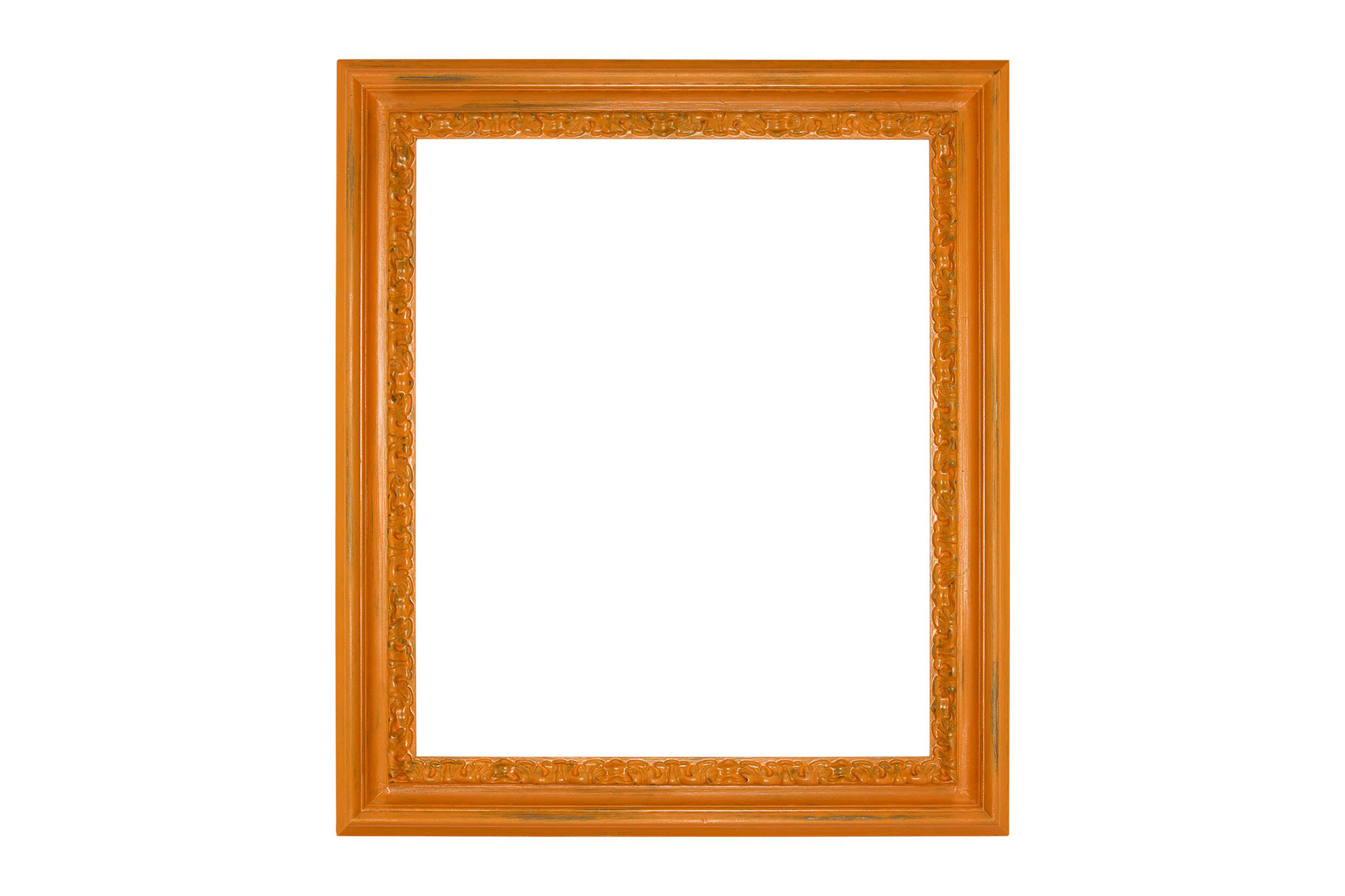 Wandspiegel Modell Metz, Spiegel: Facettenspiegel, Shabby-Chic Style, Design/Farbe:  Braun/Orange, Raum: Flur, Innenbereich, Schlafzimmer, Wohnzimmer, Frontansicht Rahmen