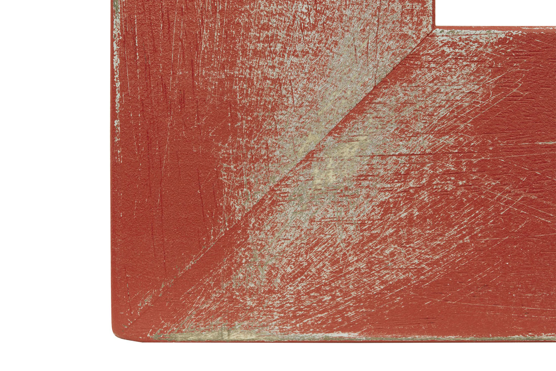 Wandspiegel Modell Flynn, Feuerrot, Gold/Weiß, Form: rechteckig Herstellung: by ASR-Rahmendesign Material: Holz, Wandspiegel, Shabby-Chic, Ansicht Ansicht Ecke
