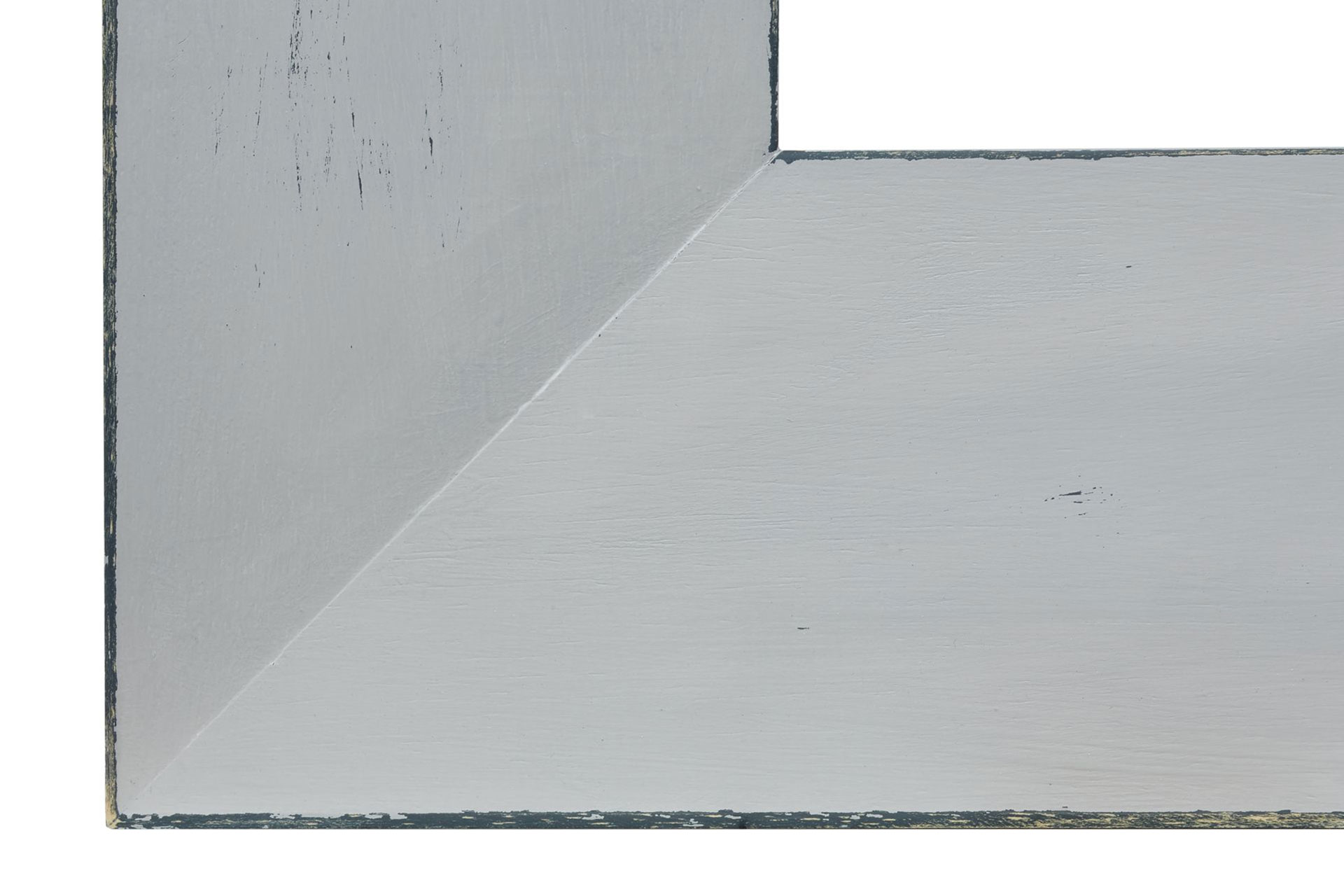 Wandspiegel Modell Stralsund, Shabby-Chic, Farbe: Stone grey / Black velvet, Form: rechteckig Spiegel: glatt, modern, Raum: Flur, Innenbereich, Schlafzimmer, Wohnzimmer, Teilansicht