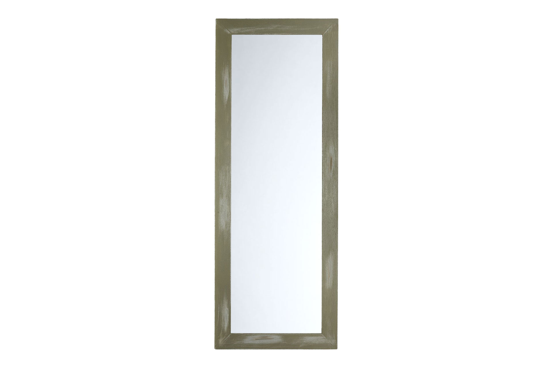Wandspiegel Modell Olive, Shabby-Chic, olivgrün, Facettenspiegel, rechteckig, Holz, Innenbereich, modern, ASR-Rahmendesign