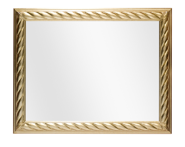 Wandspiegel Modell Ravenna, Finishing: Blattgold, Spiegel: Facettenspiegel, Style: klassisch, Ansicht Querformat