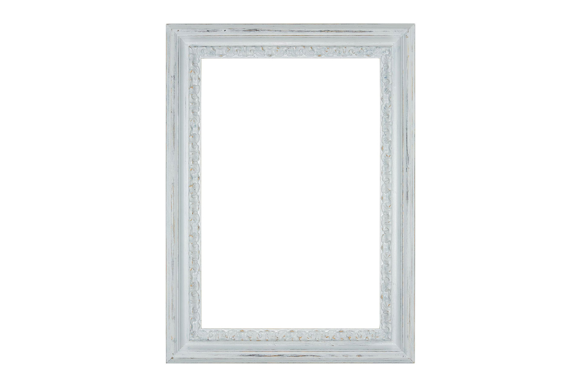 Wandspiegel Modell Esnandes, Gold/Weiß, Form: rechteckig Herstellung: by ASR-Rahmendesign Material: Holz, Wandspiegel, Shabby-Chic, Ansicht Ansicht Rahmen